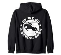 Cabalgatas Up We Go Jinete Sudadera con Capucha