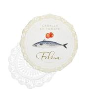 Caballa en tomate. Peso neto del producto en conserva 265gr. Felisa Gourtme. Productos de Andalucía. Lomos de caballa en salsa de tomate frito casero. Al estilo barbateño.