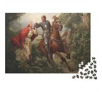 Caballería Medieval Rompecabezas para Adultos |Salva a la Princesa| De Diversión Familiar 38x26cm/1000pcs