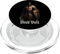 Caballero Católico - Deus Vult - Caballeros Templarios PopSockets PopGrip para MagSafe