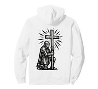 Caballero Cristiano con la Santa Cruz de Jesucristo Sudadera con Capucha