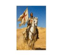 Caballero cruzado Cuadro en Lienzo, Armadura Sagrada Rincon Lectura