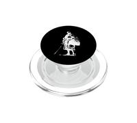 Caballero de Armadura Medieval con Escudo de Espada Larga PopSockets PopGrip para MagSafe