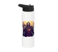 Caballero de fantasía épica, un héroe en las sombras. Stainless Steel Insulated Water Bottle