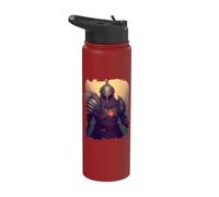 Caballero de fantasía épica, un héroe en las sombras. Stainless Steel Insulated Water Bottle