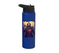Caballero de fantasía épica, un héroe en las sombras. Stainless Steel Insulated Water Bottle