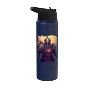 Caballero de fantasía épica, un héroe en las sombras. Stainless Steel Insulated Water Bottle