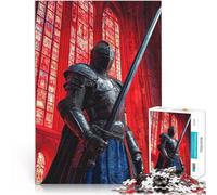 Caballero de la Catedral Roja Rompecabezas para Adolescentes de 1000 Piezas Juguetes educativos Actividades Divertidas en casa, Regalos de cumpleaños, Regalos de Viaje, 38x26cm