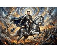 Caballero de la Gloria Puzzle 1000 Piezas Adultos Y Niños,Premium,Regalo Ideal,Rompecabezas,Desafío,Deco Pared,14 Años+,Anti-estrés,Relax,Reto,Cartón,Educativo 52x38cm