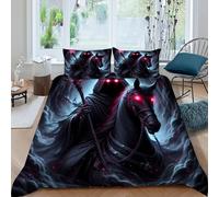 Caballero Deadpool Funda De Edredón Noche 3D Antialérgica Microfibra De Ropa De Cama con 2 Fundas De Almohada, Niños Niñas, Funda De Edredón Dormitorio Double(200x200cm)