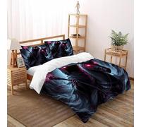 Caballero Deadpool Funda De Edredón Noche 3D Antialérgica Microfibra Ropa De Cama De 2 Fundas De Almohada, Niños Niñas, Funda De Edredón Dormitorio King(220x240cm)