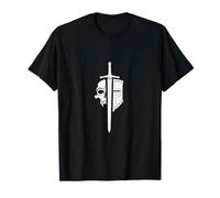 Caballero del Reino/Casco Cuadrado y Espada Medieval Camiseta