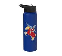 Caballero En Caballo Caballeros Medievales Ren Faire Jousting Divertido Stainless Steel Insulated Water Bottle