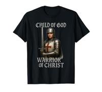 Caballero Femenino: guerrera de Cristo - Reino de Jerusalén Camiseta