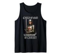 Caballero Femenino: guerrera de Cristo - Reino de Jerusalén Camiseta sin Mangas