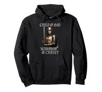 Caballero Femenino: guerrera de Cristo - Reino de Jerusalén Sudadera con Capucha