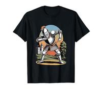 Caballero galante Junto al Castillo Camiseta gráfica económica