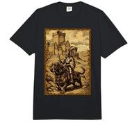 Caballero Medieval en Perro Salchicha Funny Renaissance Faire Comfort Colors Adult Heavyweight T-Shirt