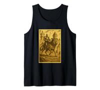 Caballero Medieval Montando una Quimera Fantasía Arte Surrealista Jinete Camiseta sin Mangas