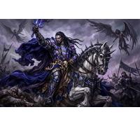 Caballero Negro de Las Runas Puzzle 1000 Piezas Adultos Y Niños,14 Años+,Anti-estrés,Deco Pared,Premium,Cartón,Regalo Ideal,Rompecabezas,Relax,Desafío,Reto,Educativo 70x50cm