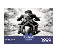 Caballero Negro Puzzle 1000 Piezas, Juego Educativo, Desafío, Clásicos para Adultos Y Niños A Partir De 12 Años Un Rompecabezas Desafiante - Decoración del Hogar 70x50cm/1000pcs