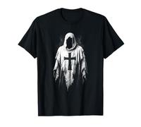 Caballero Sagrado gótico con Capucha y túnica Cruzada Camiseta