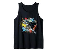 Caballero sosteniendo espada Caballeros medievales Ren Faire Jousting Camiseta sin Mangas
