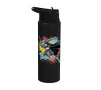 Caballero sosteniendo espada Caballeros medievales Ren Faire Jousting Stainless Steel Insulated Water Bottle