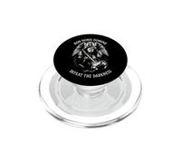 Caballero Templario Armadura de Dios Derrota Oscuridad Fe Guerrero PopSockets PopGrip para MagSafe