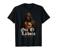 Caballero Templario Cristiano: Ora Et Labora Camiseta