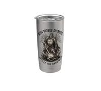 Caballero Templario Táctico Cruzado Moderno Derrota a la Oscuridad Fait Vaso térmico de acero inoxidable de doble pared
