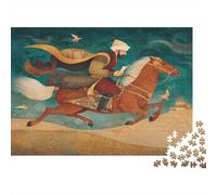 Caballeros Durante la era de Gengis Kan Rompecabezas Rompecabezas Juego De Habilidad para Toda La Familia 52x38cm/1000pcs