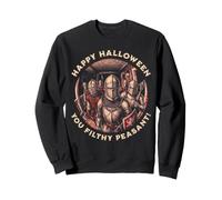 Caballeros Medievales Campesinos sucios de Halloween Feliz Sudadera
