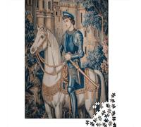 Caballeros Medievales in Blue ArmorRompecabezas De 1000 Piezas para Adultos, Juegos De Desafío para Niños, Regalos70x50cm/1000pcs