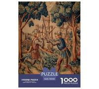 Caballeros Medievales Rompecabezas Puzzle,70x50cm/1000pcsAdulto Juego EduGatoivo Decoración del Hogar