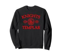Caballeros Templarios 1118-1312 Rojo Imprimir Sudadera