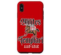 Caballeros Templarios a Caballo 1115-1312 en latín Carcasa para iPhone XS MAX