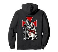 Caballeros Templarios Arrodillados - Guerrero de Cristo Sudadera con Capucha