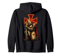 Caballeros Templarios Católicos - Guerrero de Cristo Sudadera con Capucha
