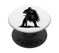 Caballeros Templarios Cristianos Épicos - Guerrero de Cristo PopSockets PopGrip Adhesivo