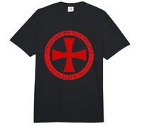 Caballeros Templarios - Cruzado Medieval del Escudo Cruzado maltés Comfort Colors Adult Heavyweight T-Shirt