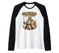 Caballeros Templarios: Guerreros de Cristo Camiseta Manga Raglan