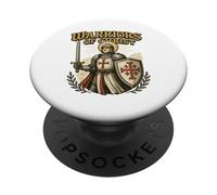 Caballeros Templarios: Guerreros de Cristo PopSockets PopGrip Adhesivo
