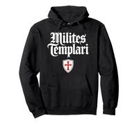 Caballeros Templarios (Milites Templari en latín) Escudo Sudadera con Capucha