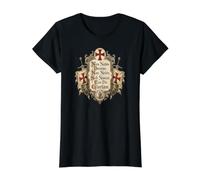 Caballeros Templarios Non No omine Camiseta gráfica económica, Mujer, Negro, S