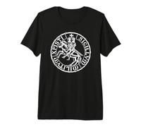 Caballeros Templarios Orden del Templo de Salomón Cruzado Camiseta Premium