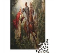 Caballerosidad Medieval Rompecabezas Salva a la Princesa Rompecabezas Juego De Habilidad para Toda La Familia 70x50cm/1000pcs