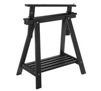 Caballete regulable e inclinable de pino macizo con balda ArchiTec color negro de 70x70x45 cm Astigarraga
