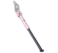 Caballete Bici 190mm con Liberación Rápida 10mm | Aleación aluminio, para acero inoxidable, para resistencia desgaste, izquierdo, liberación rápida(Pink)