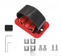 Caballete Bici Montaña con Correa Nylon 435mm Anti-Vuelco | Aleación aluminio ligera, ajuste 14-29 pulgadas, correa nylon extensible, ideal transporte y garaje